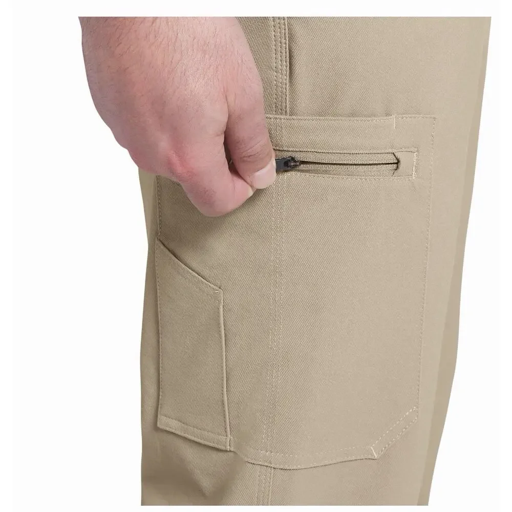 Wrangler Men's Performance Stretch Flex Waistband Cargo Pant Size 38X32 Tan NWT